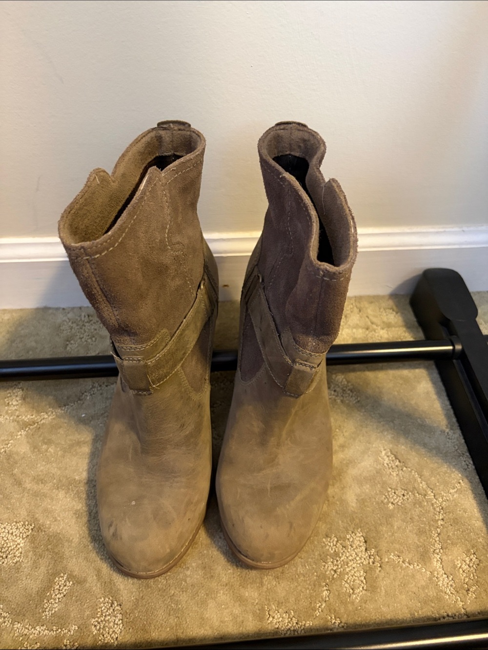 Timberland Boots Women's Suede Ankle Boots in Taupe